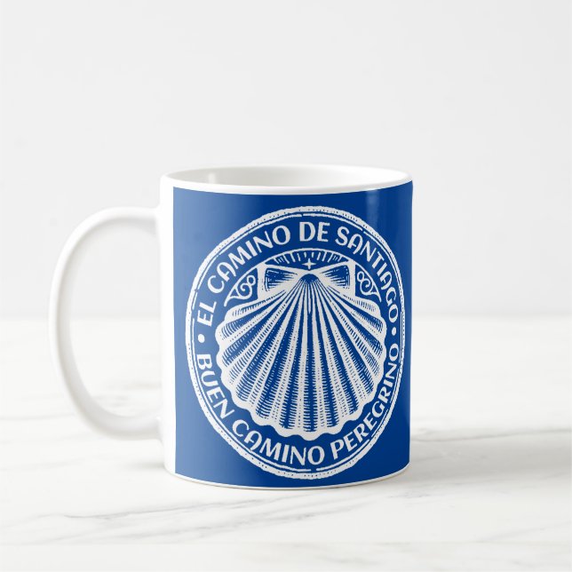 Camino de Santiago Coffee Mug (Left)