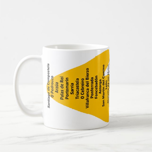 Camino de Santiago Coffee Mug (Left)
