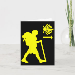 Camino De Santiago De Compostela Spain Pilgrim Hik Card