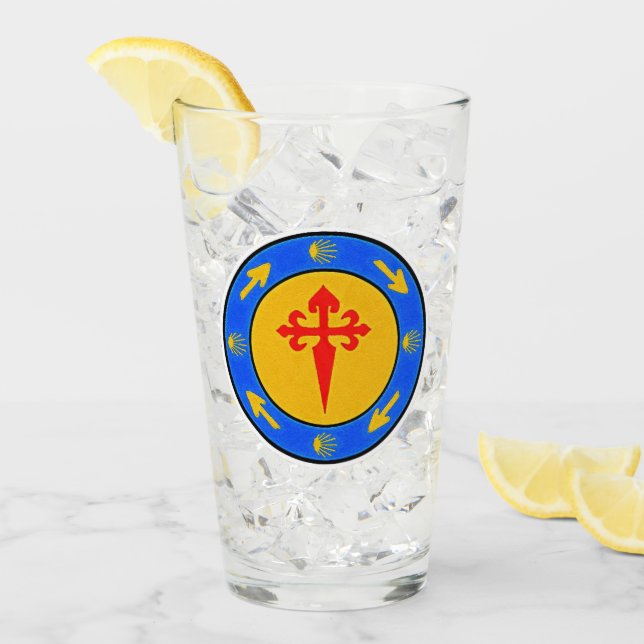 Camino de Santiago Glass  (Front Ice)