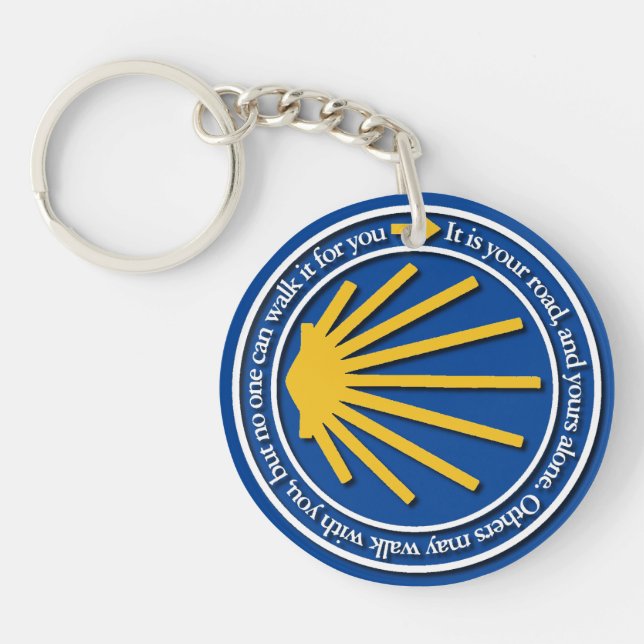 Camino de Santiago Keychain (Front)