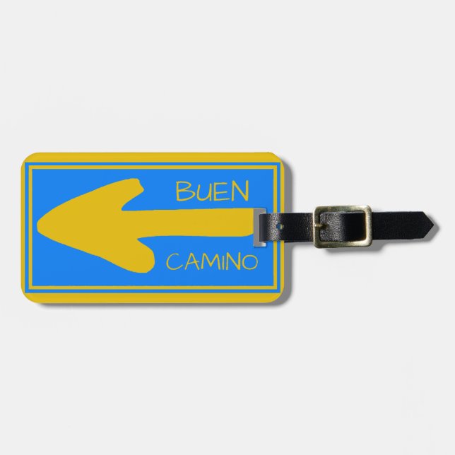 Camino de Santiago Luggage Tag (Front Horizontal)