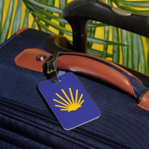 Camino de Santiago Luggage Tag – Minimalist Scallo