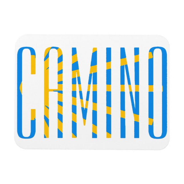 Camino de Santiago Magnet (Horizontal)