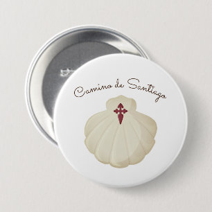 Camino de Santiago Pilgrim Button