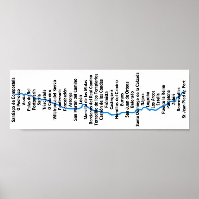 Camino de Santiago Poster (Front)