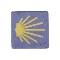 Camino de Santiago Shell Stone Magnet