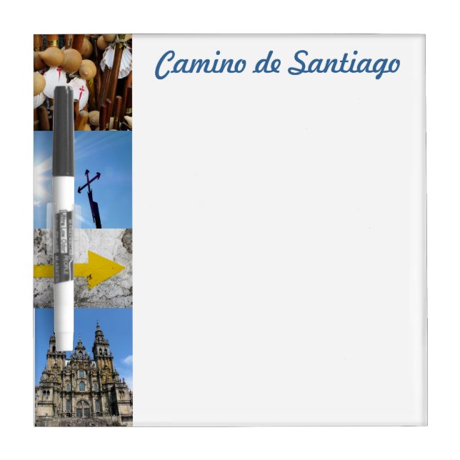 Camino de Santiago Small Whiteboard (Front)