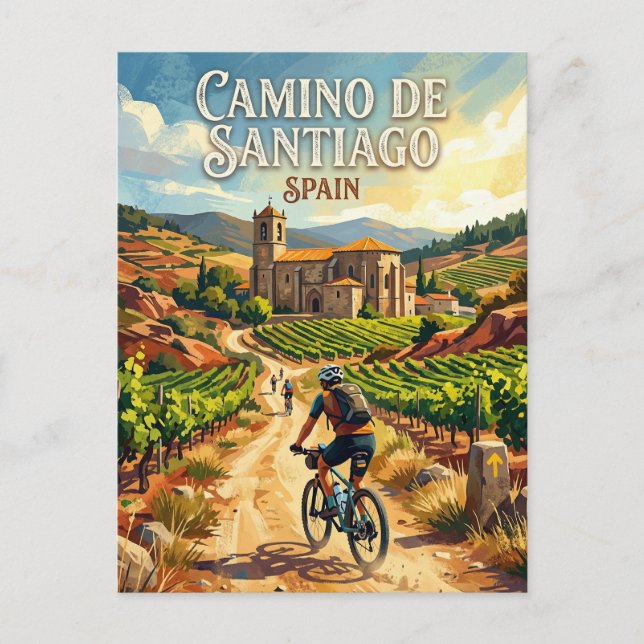 Camino de Santiago Spain Postcard (Front)