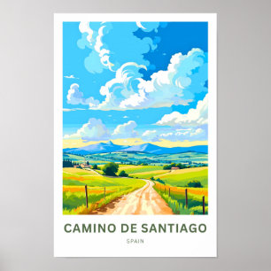 Camino De Santiago Spain Travel Print