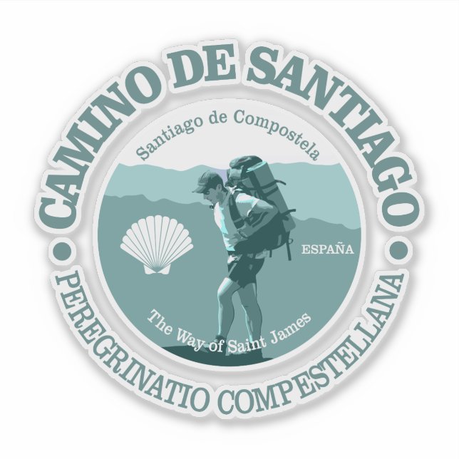 Camino de Santiago (T) Sticker (Front)