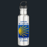 Camino de Santiago The way of st James 0001 Stainless Steel Water Bottle<br><div class="desc">Camino de Santiago The way of st James 0001</div>
