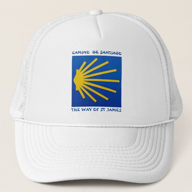 Camino de Santiago The way of st James 0001 Trucker Hat (Front)