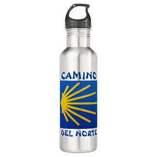 Camino de Santiago The way of st James 0006 Stainless Steel Water Bottle