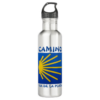 Camino de Santiago The way of st James 0008 Stainless Steel Water Bottle