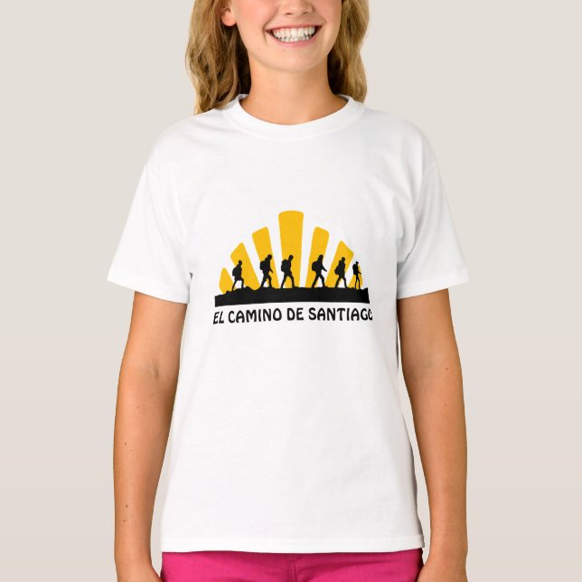 Camino de Santiago The way of st James 0040 T-Shirt (Front)