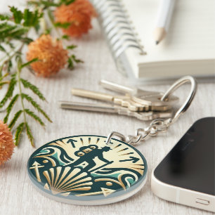 Camino de Santiago The way of st James 0180 Keychain