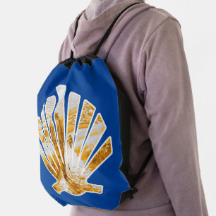 Camino de Santiago The way of st James 0295 Drawstring Bag