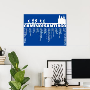Camino de Santiago The way of st James 0321 Poster