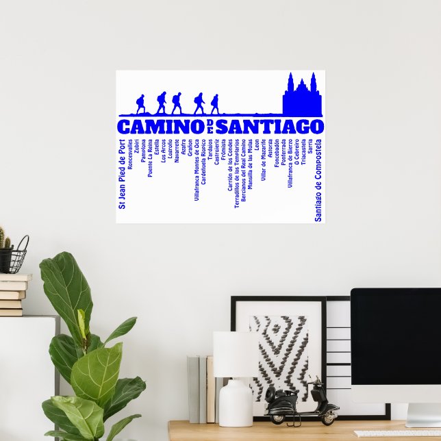 Camino de Santiago The way of st James 0322 Poster (Home Office)