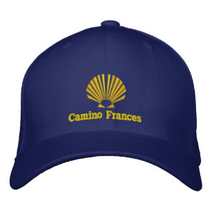 Camino Frances Pilgrims Scallop shell Embroidered Baseball Cap