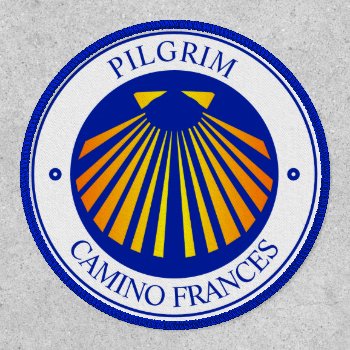 Camino Frances Pilgrims Shell Patch by customthreadz at Zazzle