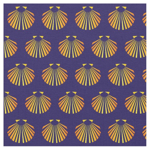 Camino Pilgrims cockle shell Fabric