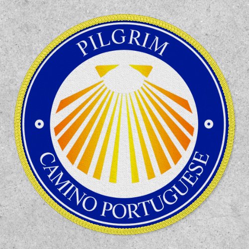 Camino Portuguese pilgrims shell Patch