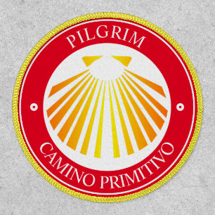 Camino primitivo pilgrims shell Patch