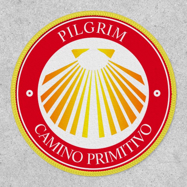 Camino primitivo pilgrims shell Patch (Front)