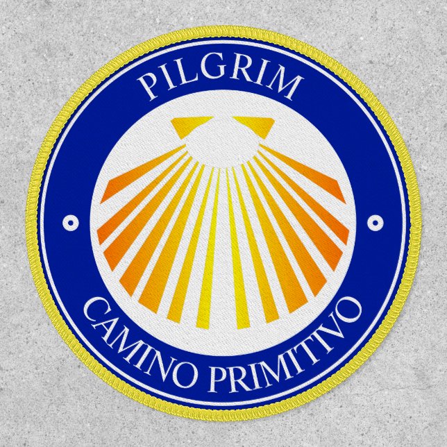 Camino primitivo pilgrims shell Patch (Front)