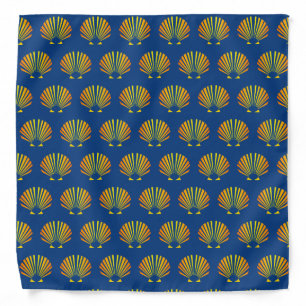 Camino Scallop shell pilgrims Bandana