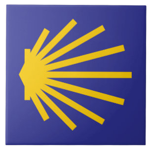 Camino Shell Tile Marker, Camino de Santiago