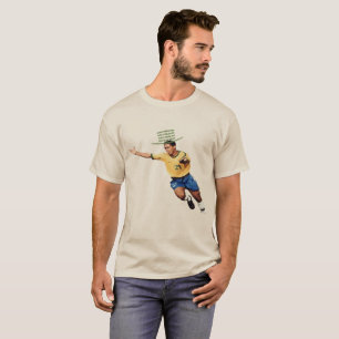 Camisa Brasil Ronaldinho Gaucho Gol de Chapeu 1999 T-Shirt