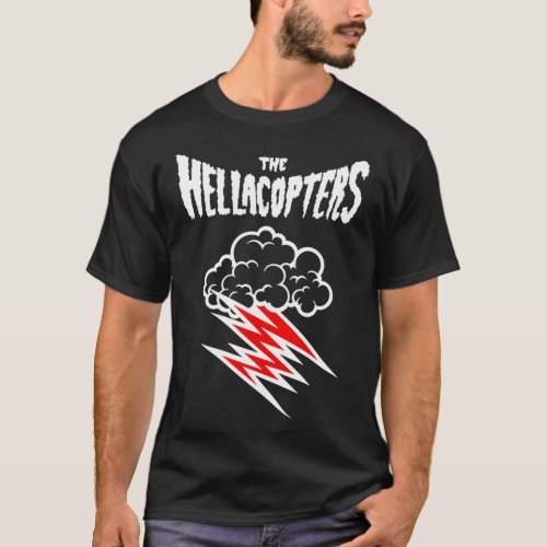 Camisa Hellacopters Banda Rock Camiseta Manga Curt T_Shirt
