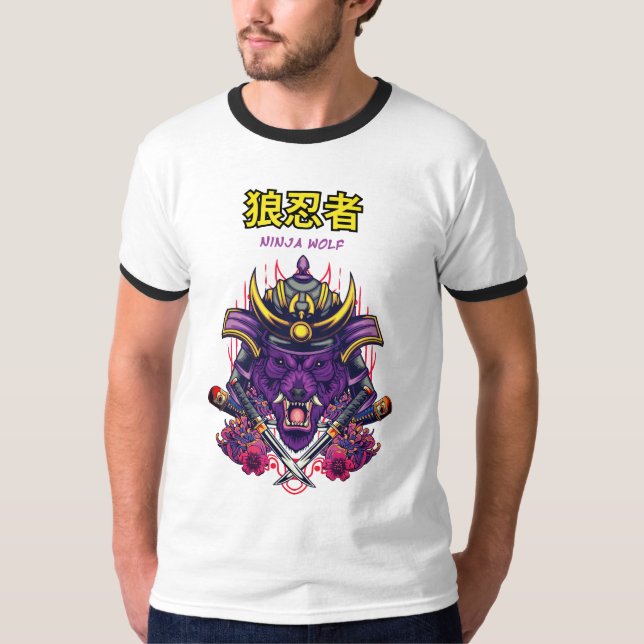 Camisa Ninja Wolf T-Shirt (Front)