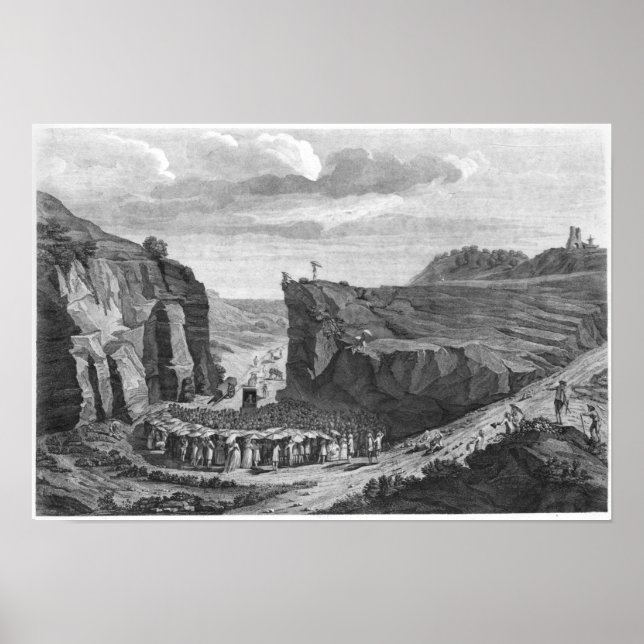 Camisards Meeting in the Desert, Poster (Front)