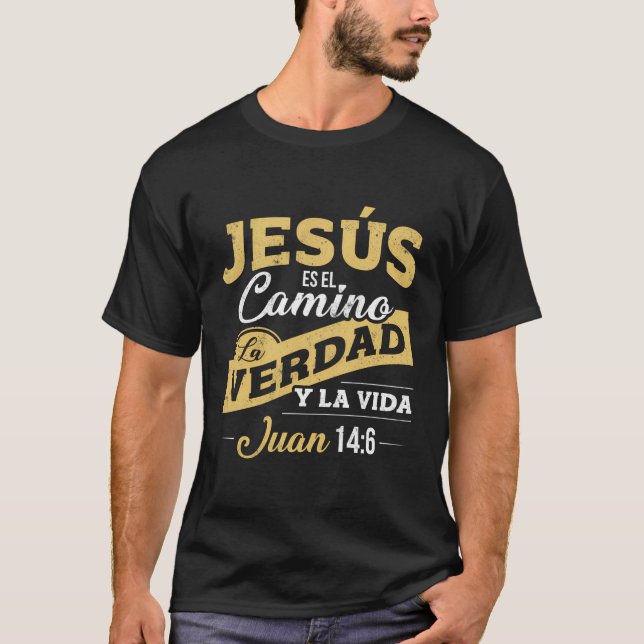 Camisas Cristianas De Manga Larga Sobre Jesus T-Shirt (Front)