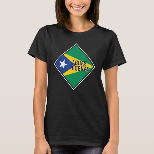 Camisas de Puerto Rico Hecho En Aguas Buenas Puert T-Shirt (Front)