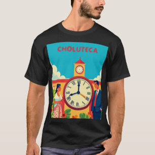 CAMISAS Honduras CHOLUTECA RELOJ Retro poster T-Shirt