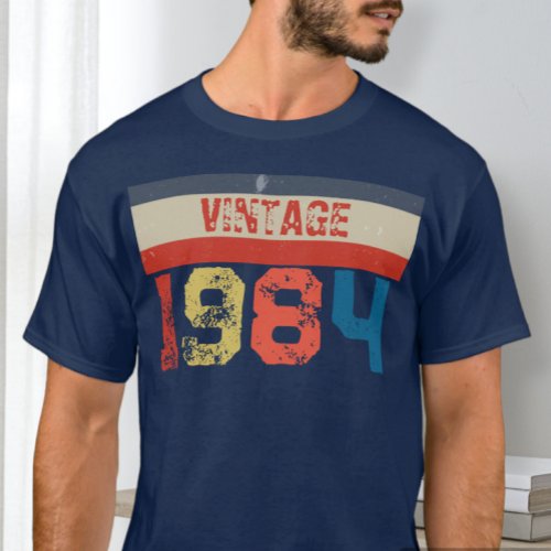 Camiseta 40th Birthday T_shirt 1984 T_shirt Birt T_Shirt