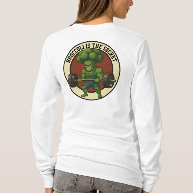 Camiseta Adulto Broccoli is the Secret - Back T-Shirt (Back)