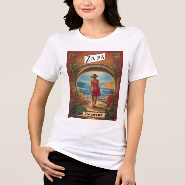 Camiseta art 1 zapa´-The seedbed Tri-Blend Shirt (Front)