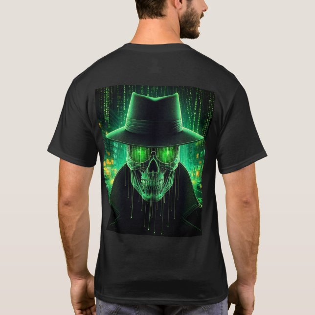 Camiseta black skull T-Shirt (Back)