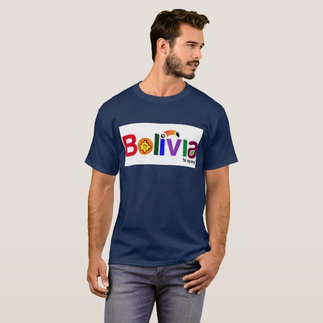 Camiseta Bolivia te espera T-Shirt (Front Full)