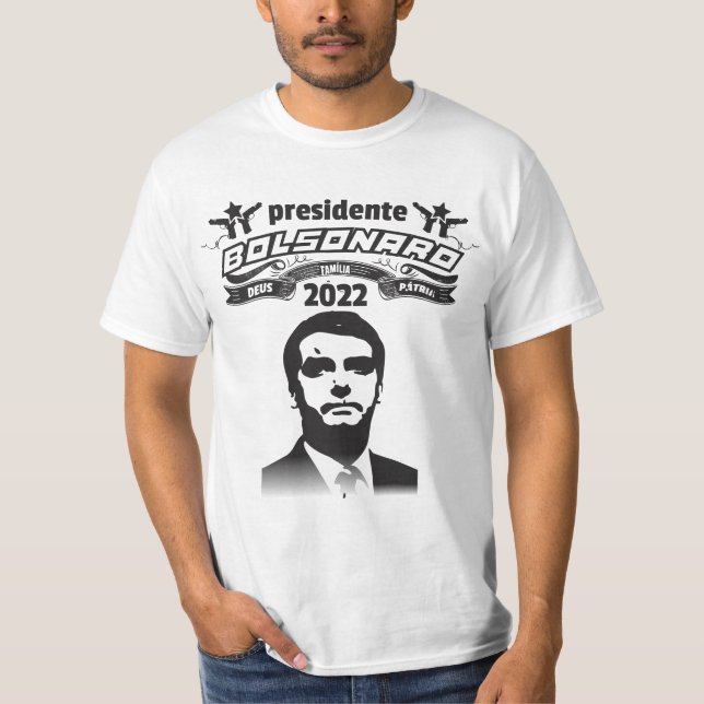 CAMISETA BOLSONARO PRESIDENTE T-Shirt (Front)