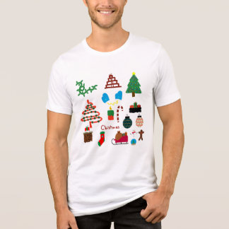 Camiseta con dibujos navideños Tri-Blend shirt