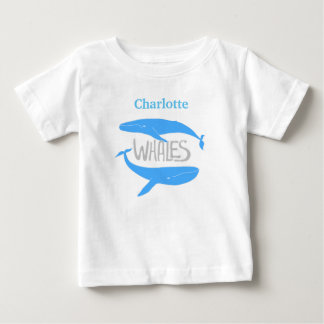 Camiseta De Beb&#233; Saving Earth and Whales. Baby T-Shirt