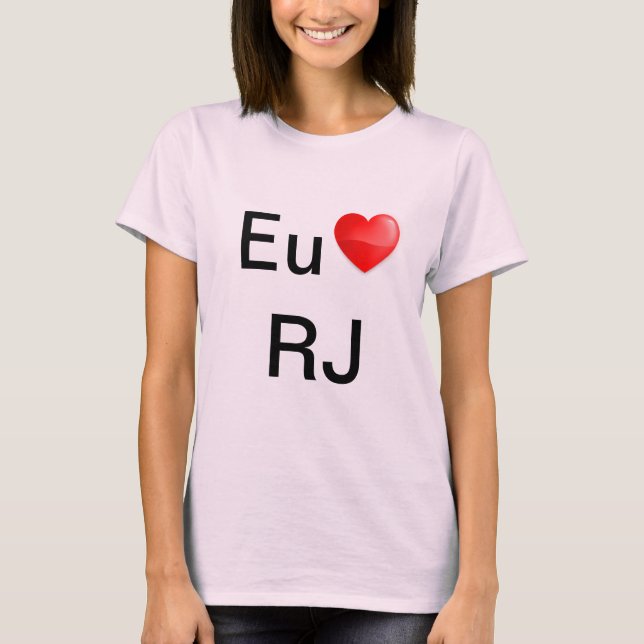 Camiseta Eu amo Rio de janeiro T-Shirt (Front)