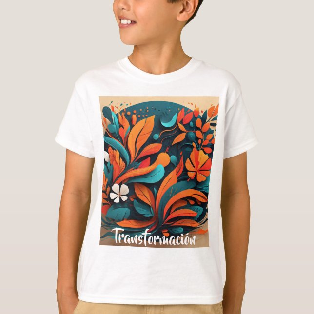 Camiseta Infantil Arte Simbólico Transformación T-Shirt (Front)